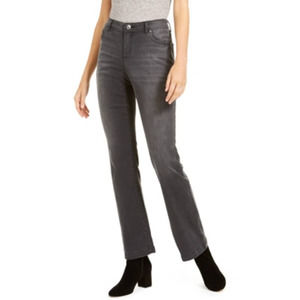INC International Concepts Bootcut Jean's,   Women's Curvy-Fit  Black Size 8